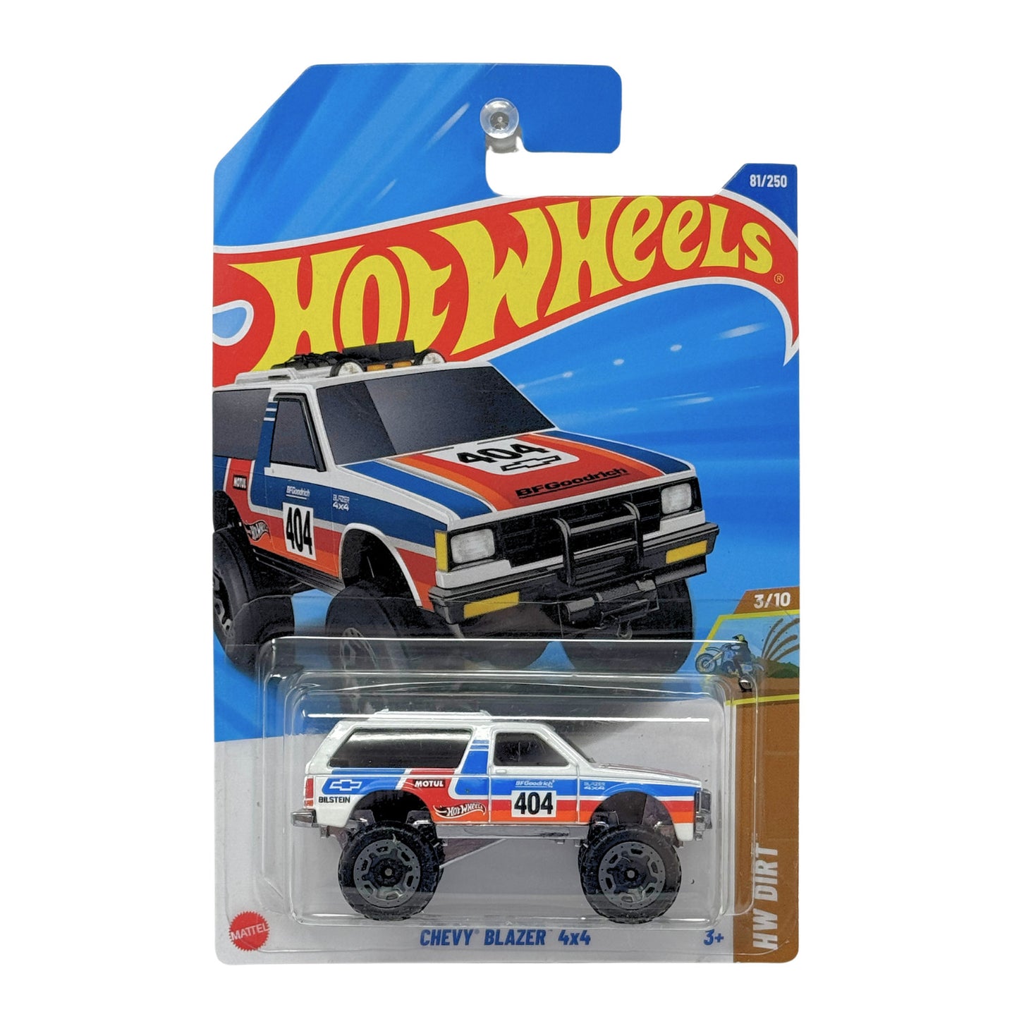 Hot Wheels Dirt 1985 Chevy Blazer 4x4 1:64 Diecast