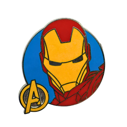 Iron Man Disney Marvel Avengers Assemble Booster Trading Pin DC1S19
