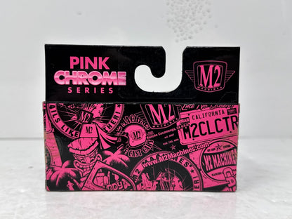 M2 Machines Pink Chrome Series 1955 Chevrolet Bel Air 1:64 Diecast