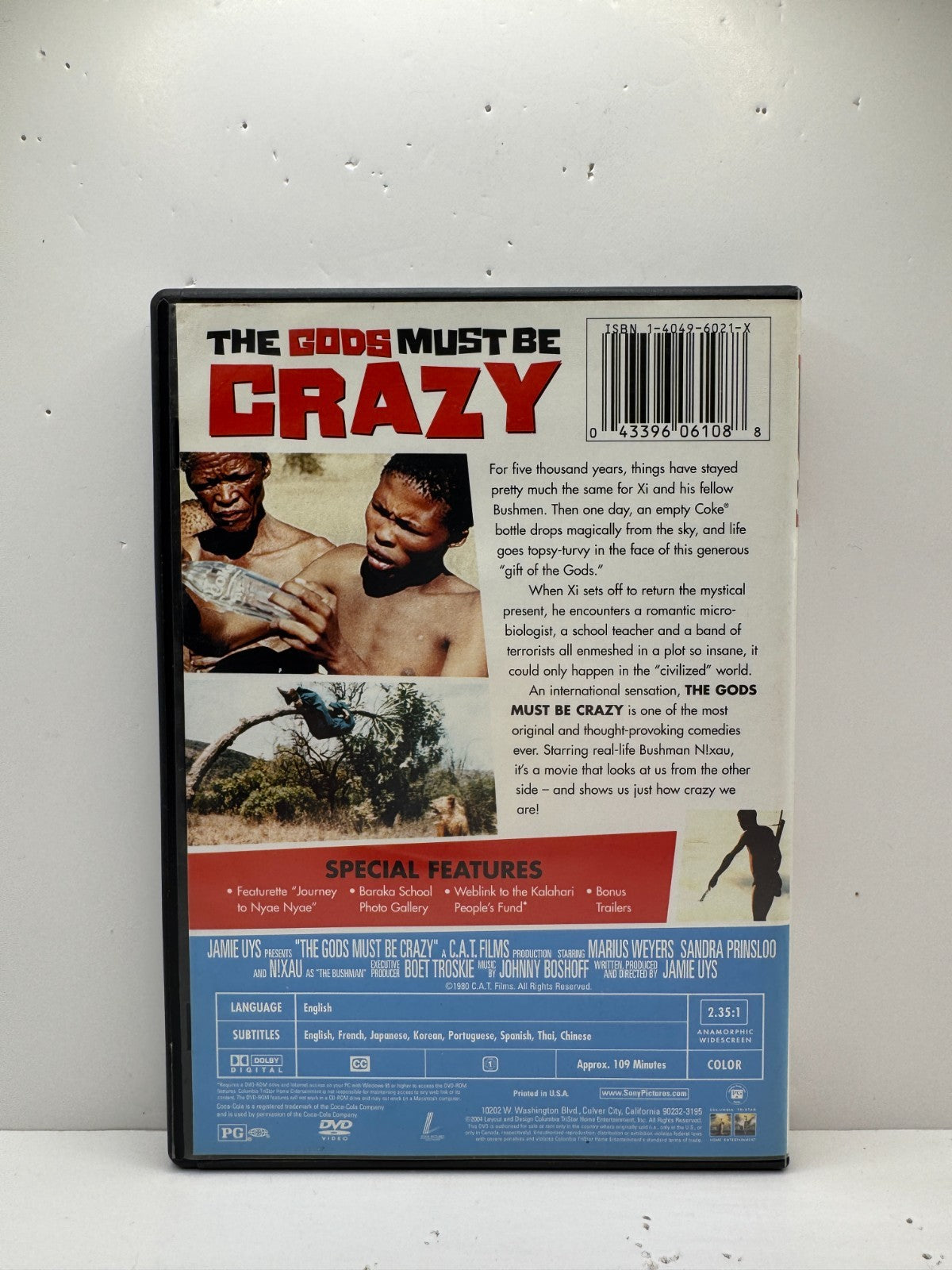 The Gods Must Be Crazy (DVD) Comedy