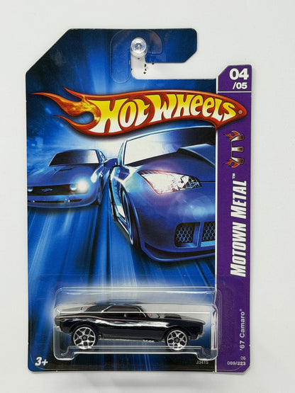 Hot Wheels Motown Metal 1967 Chevrolet Camaro 1:64 Diecast Black V3
