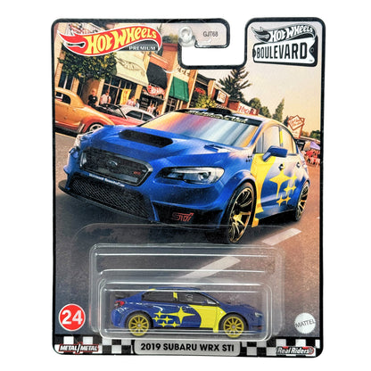 Hot Wheels Premium Boulevard #24 2019 Subaru WRX STI 1:64 Diecast