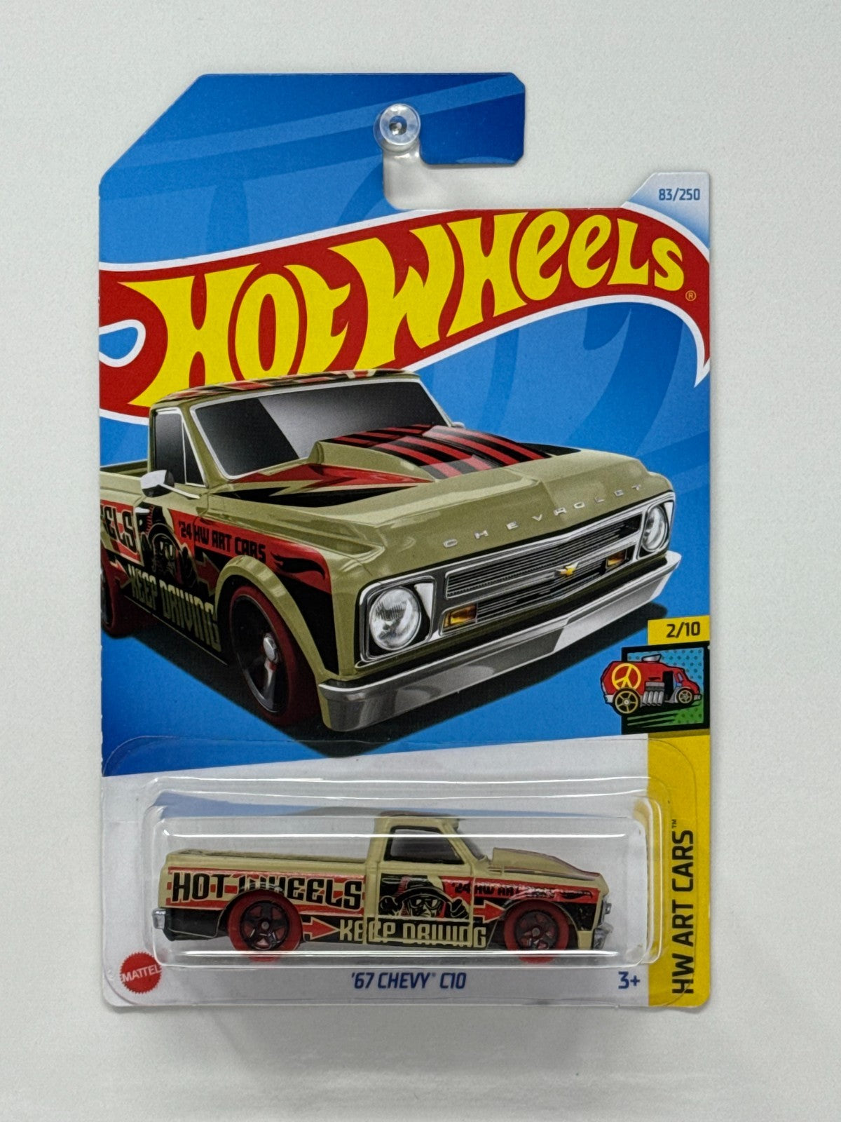 Hot Wheels HW Art Cars 1967 Chevy C10 1:64 Diecast