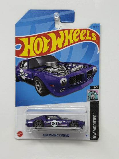 Hot Wheels Modified 1970 Pontiac Firebird 1:64 Diecast Purple