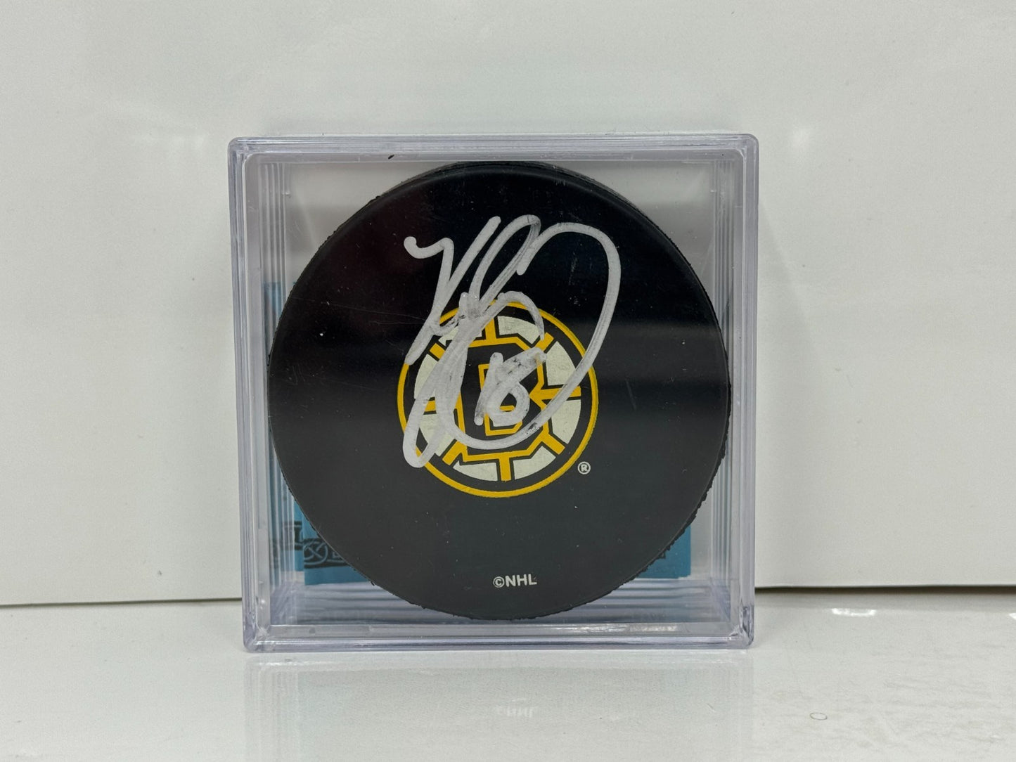 Kyle McLaren Boston Bruins Signed NHL Autograph Puck Silver Auto w/COA