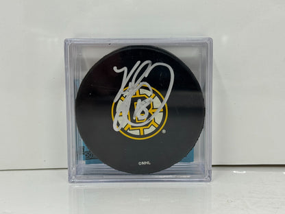 Kyle McLaren Boston Bruins Signed NHL Autograph Puck Silver Auto w/COA