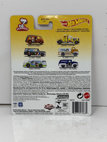 Hot Wheels Peanuts Quick D-Livery 1:64 Diecast Real Riders