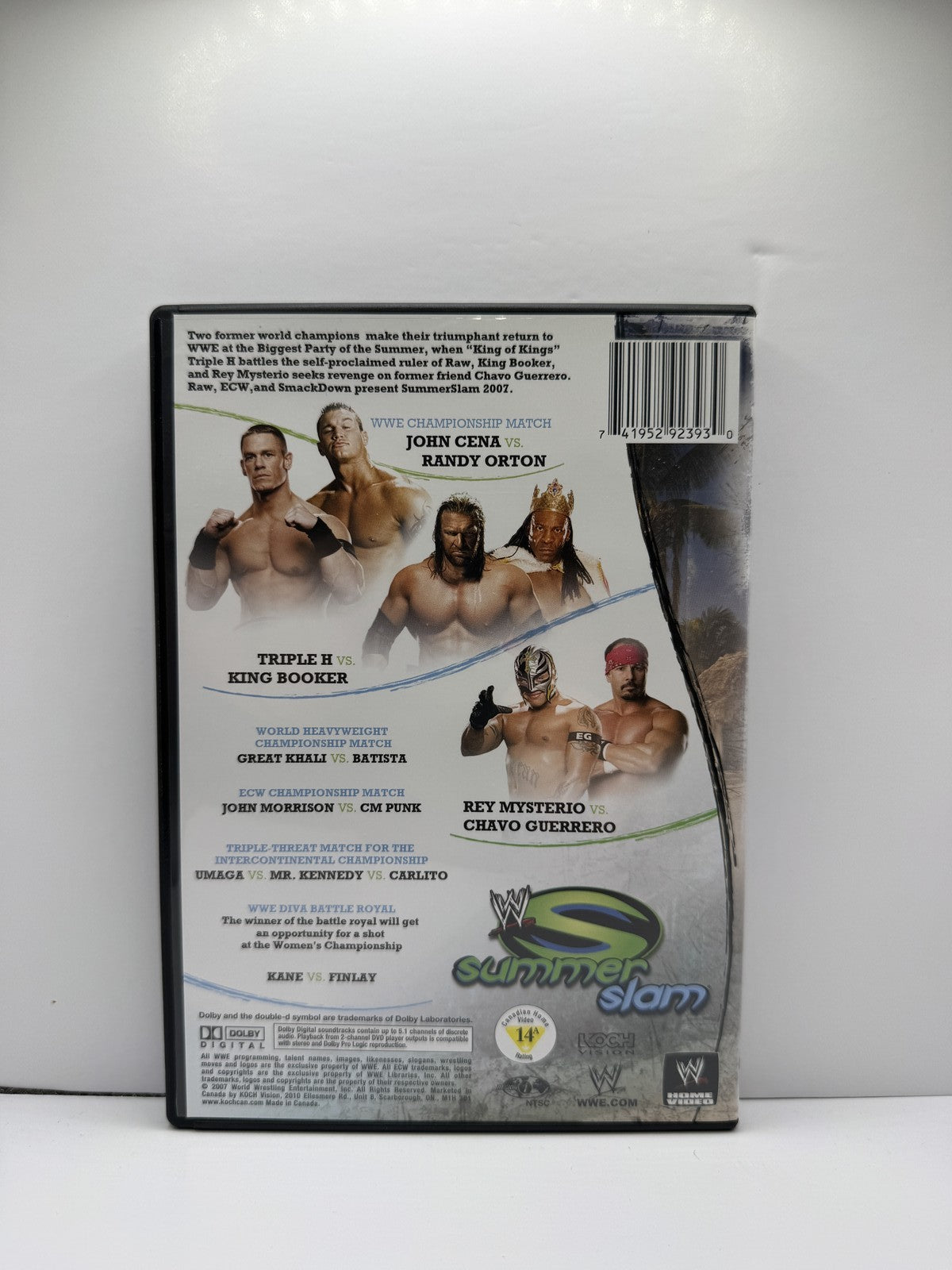 WWE SummerSlam 2007 (DVD) WWE Wrestling
