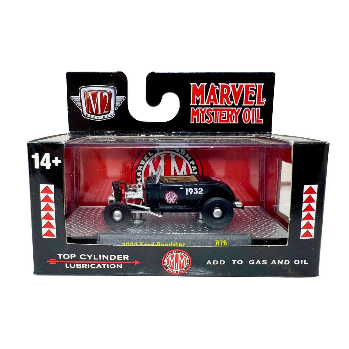 M2 Machines Marvel Mystery Oil 1932 Ford Roadster 1:64 Diecast
