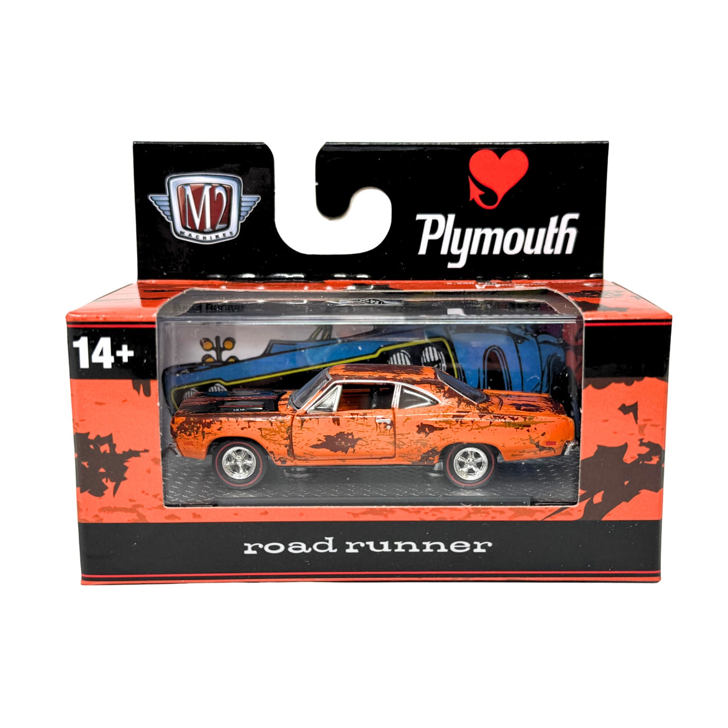 M2 Machines Plymouth 1969 Plymouth Road Runner 1:64 Diecast