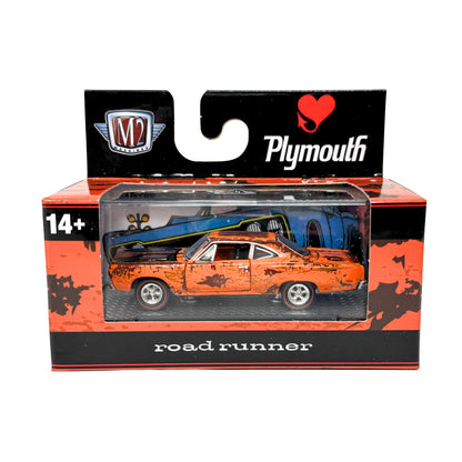 M2 Machines Plymouth 1969 Plymouth Road Runner 1:64 Diecast