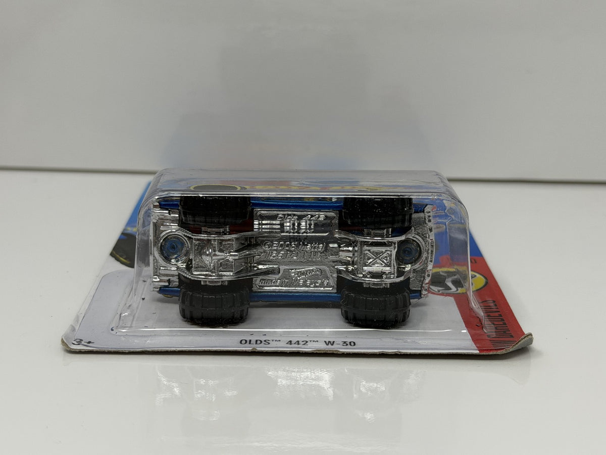 Hot Wheels HW Daredevils Oldsmobile 442 W-30 1:64 Diecast Blue