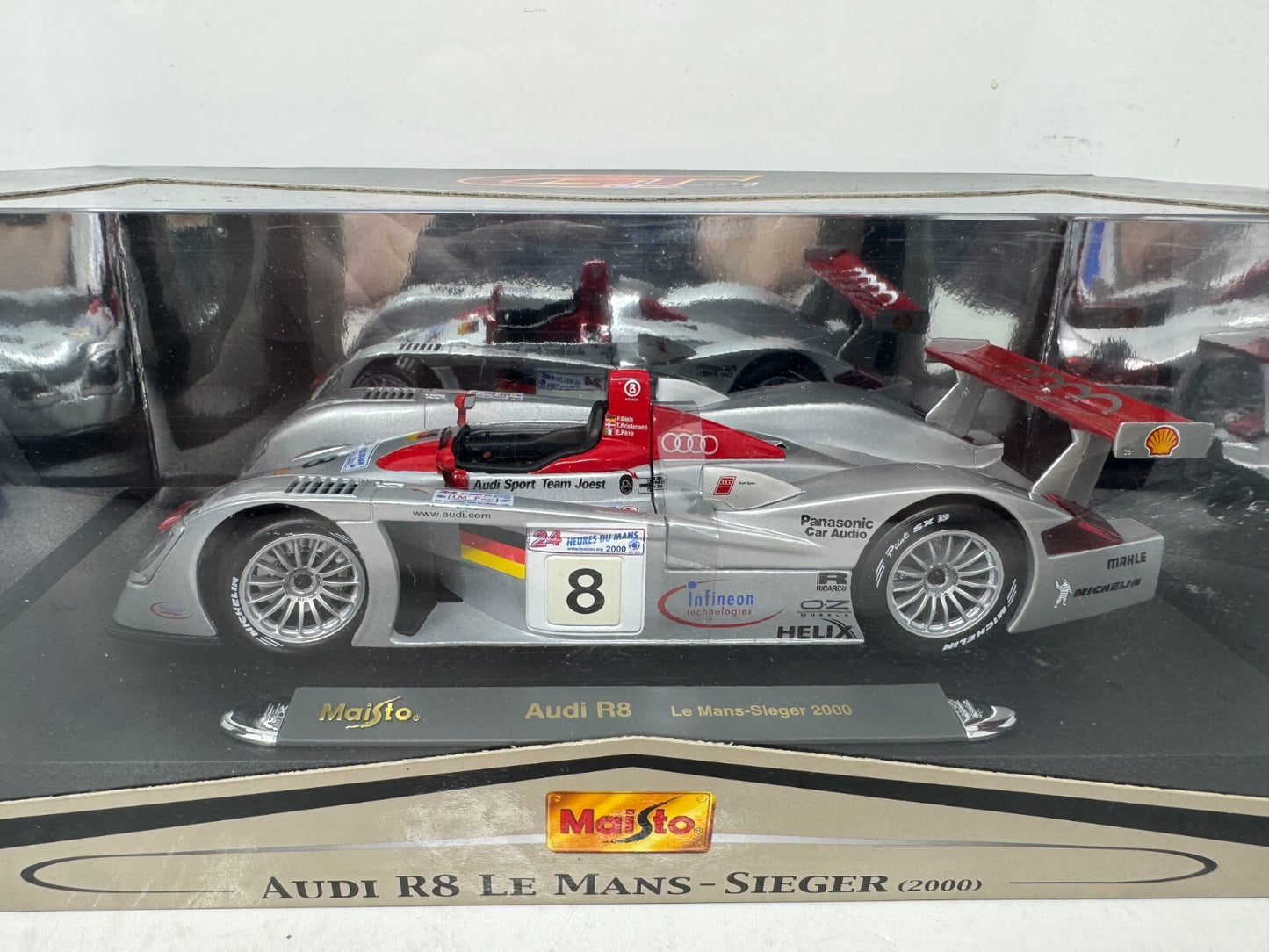Maisto GT Racing 2000 Audi R8 Le Mans-Sieger 1:18 Diecast