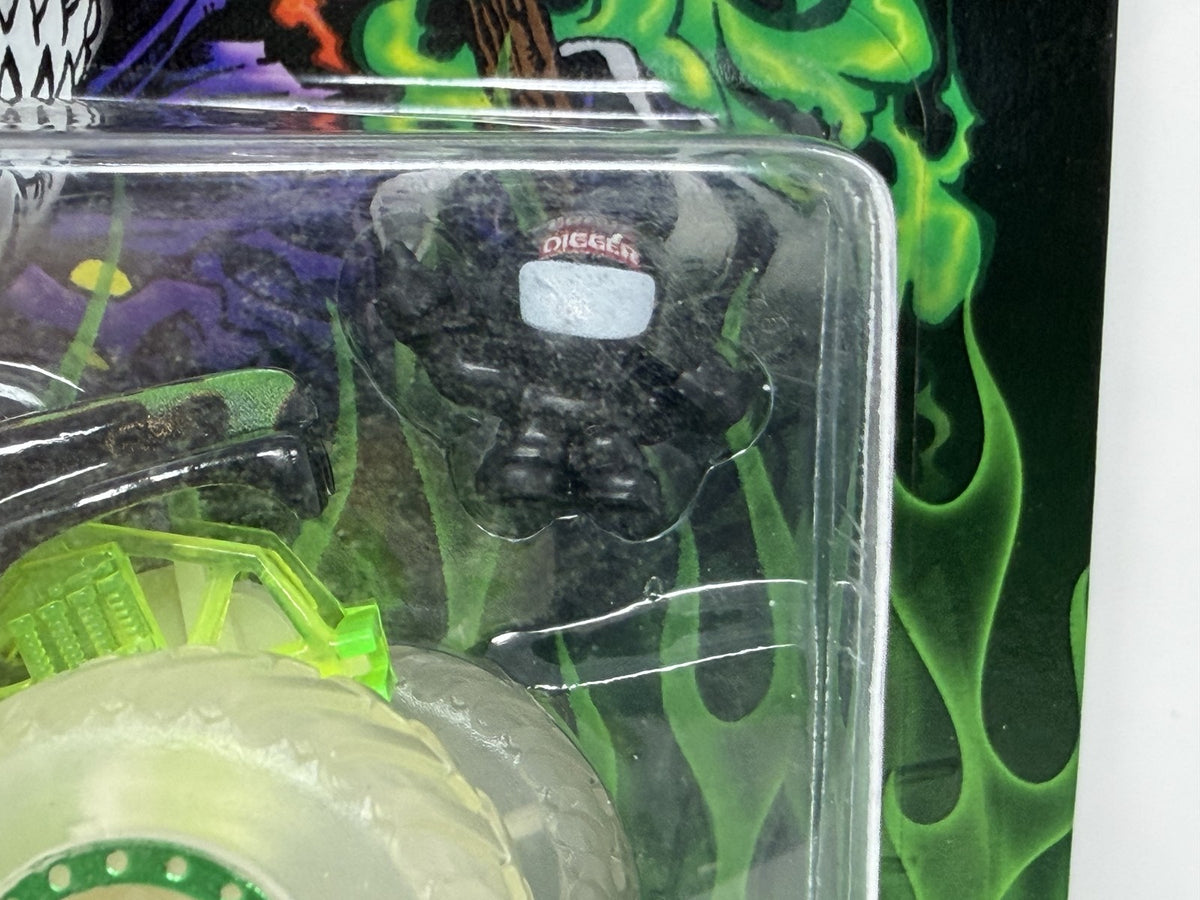 Hot Wheels Monster Jam Grave Digger Walmart Mail In Glow in Dark 1:64 Diecast