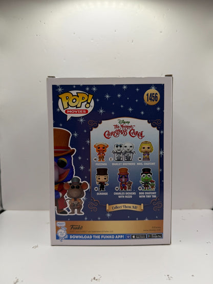 Funko Pop! Movies Muppet Christmas Carol #1456 Charles Dickens w/ Rizzo Figure