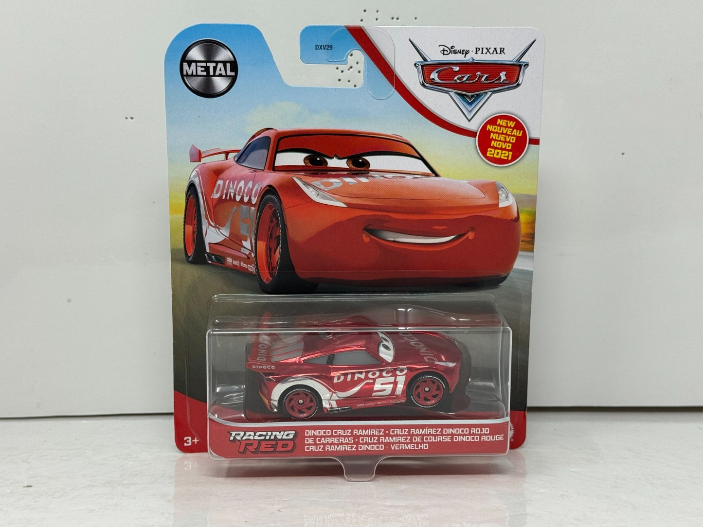 Disney Pixar Cars Cruz Ramirez Racing Red 2021 Metal 1:55 Diecast