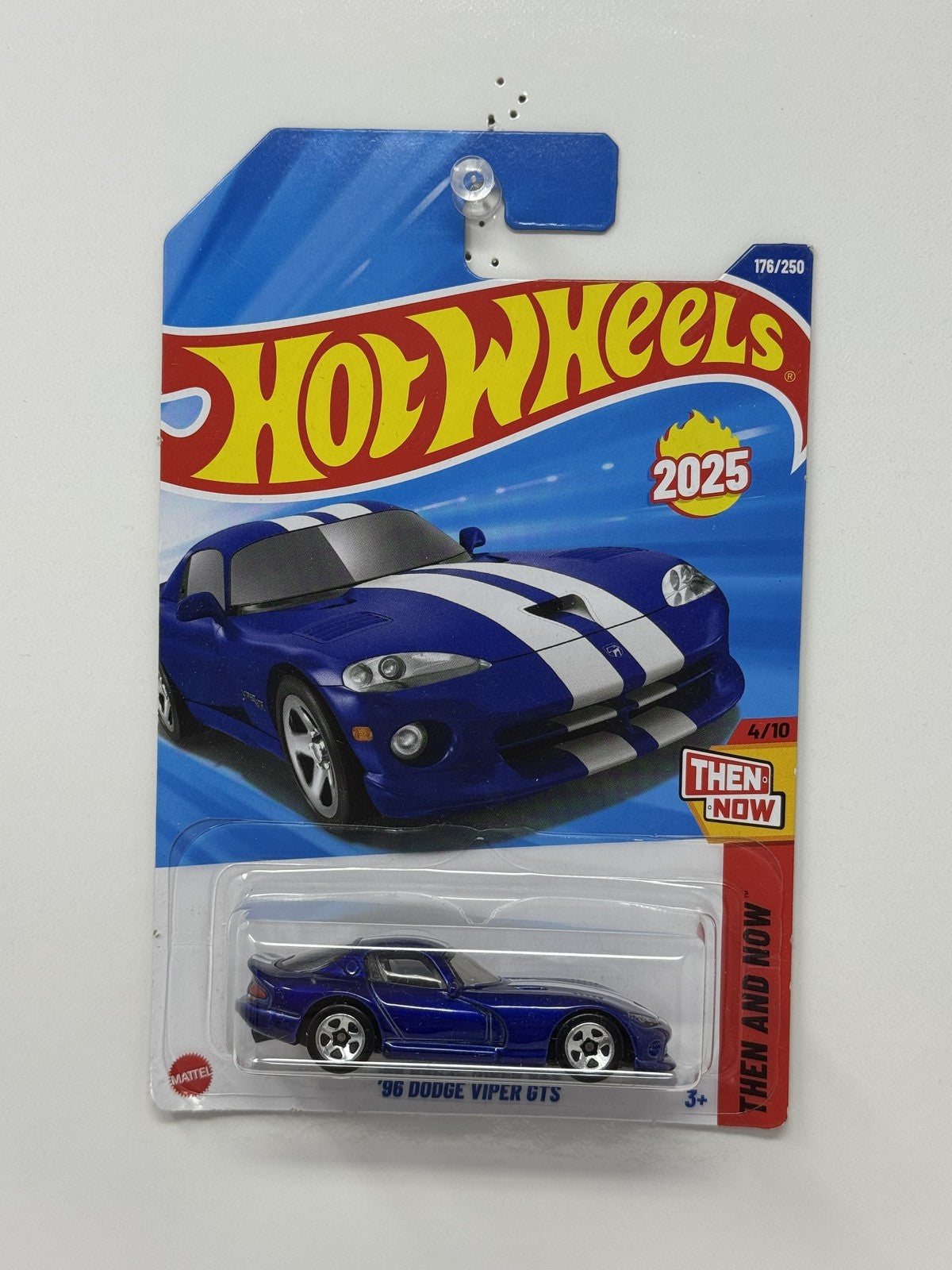 Hot Wheels Then and Now 1996 Dodge Viper GTS 1:64 Diecast Blue