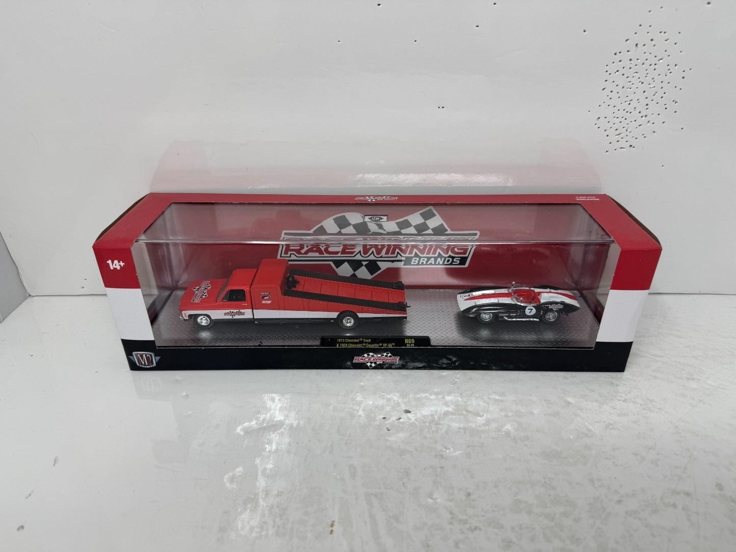 M2 Machines Race Winning 1959 Chevy Corvette XP-86 & Chevy Truck 1:64 Diecast