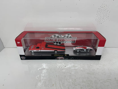 M2 Machines Race Winning 1959 Chevy Corvette XP-86 & Chevy Truck 1:64 Diecast