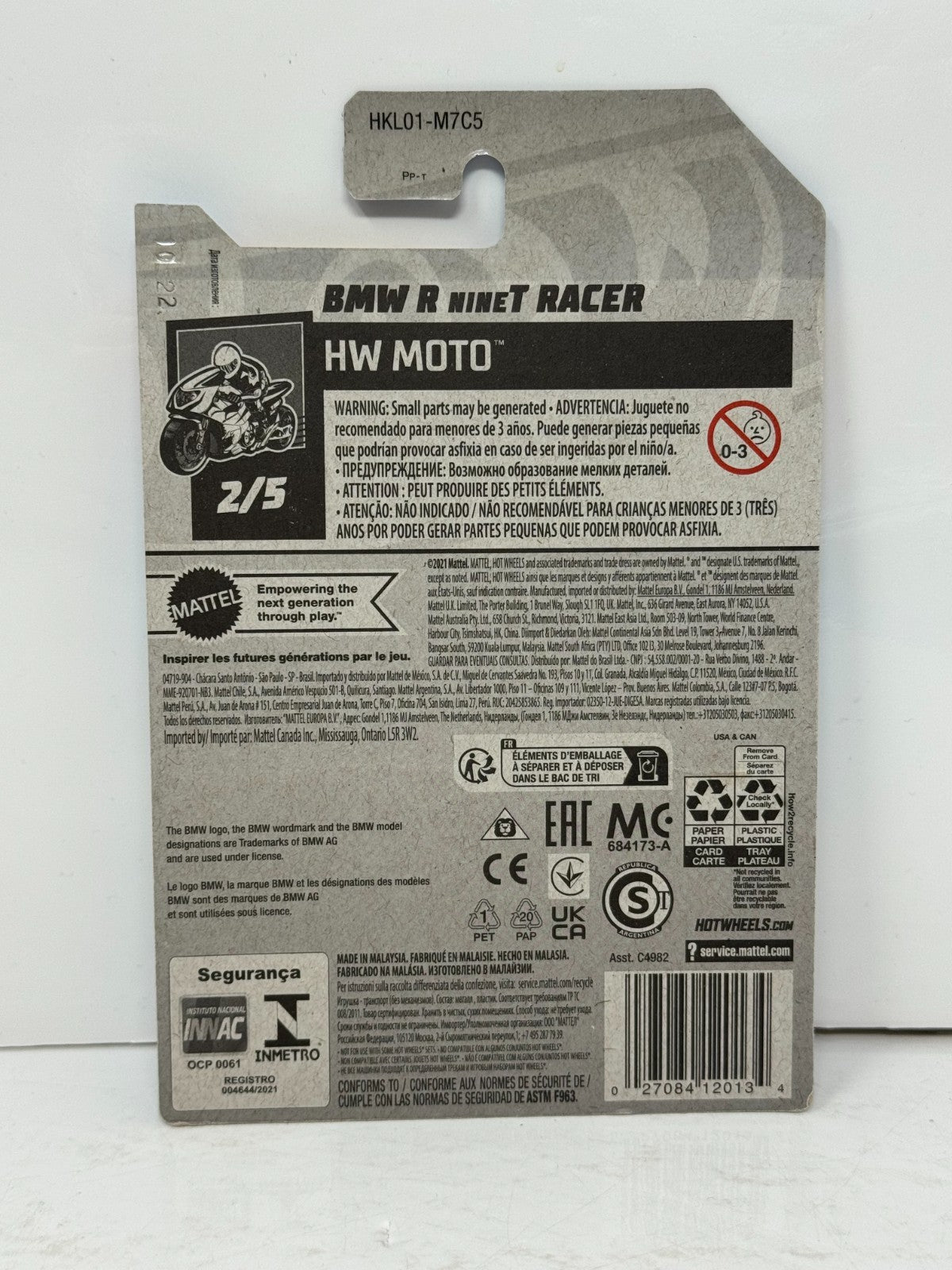 Hot Wheels Treasure Hunt HW Moto BMW R NineT Racer 1:64 Diecast