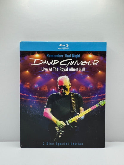 David Gilmour Remember That Night (Blu-ray) Pink Floyd Music
