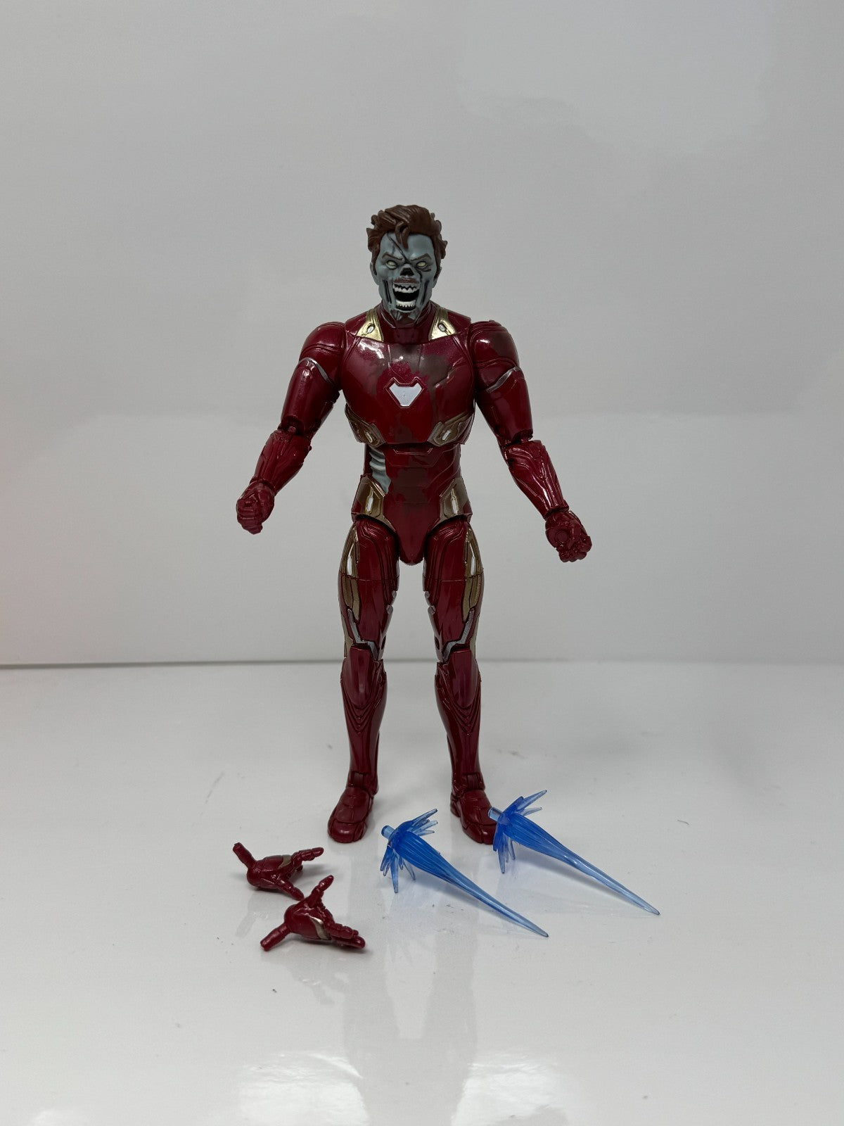 Marvel Legends What If... Zombie Iron Man Action Figure w/ Khonshu BAF Piece