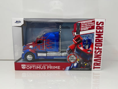 Jada Transformers The Last Knight Western Star 5700 Optimus Prime 1:24 Diecast