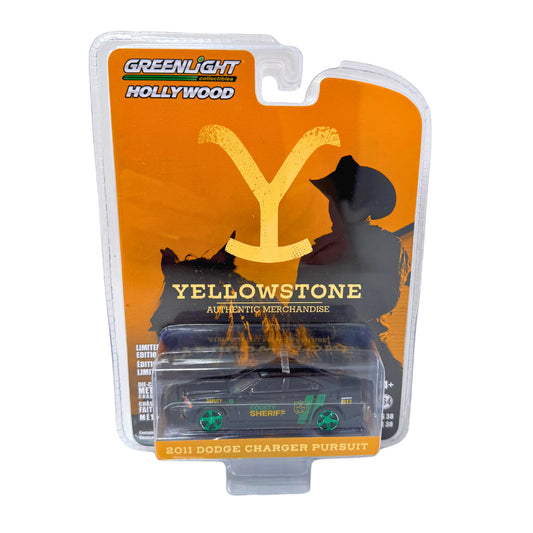 Greenlight Hollywood Yellowstone 2011 Dodge Charger Pursuit CHASE 1:64 Diecast