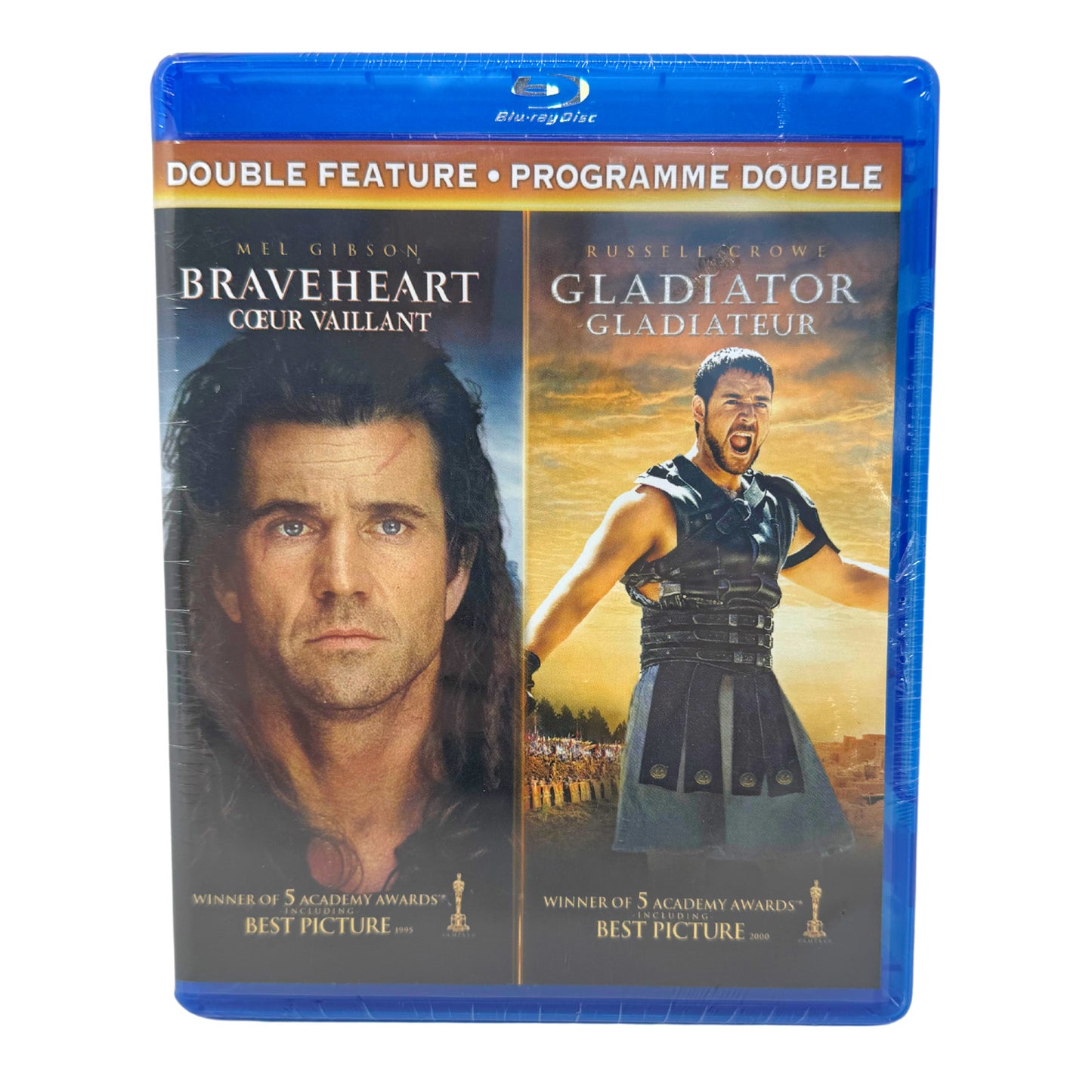 Braveheart / Gladiator (Blu-ray) Adventure Brand New and Sealed!!!