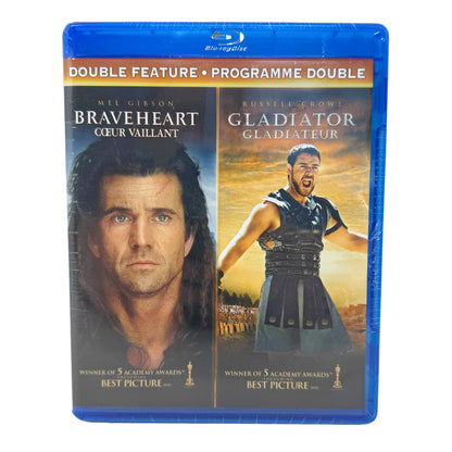 Braveheart / Gladiator (Blu-ray) Adventure Brand New and Sealed!!!