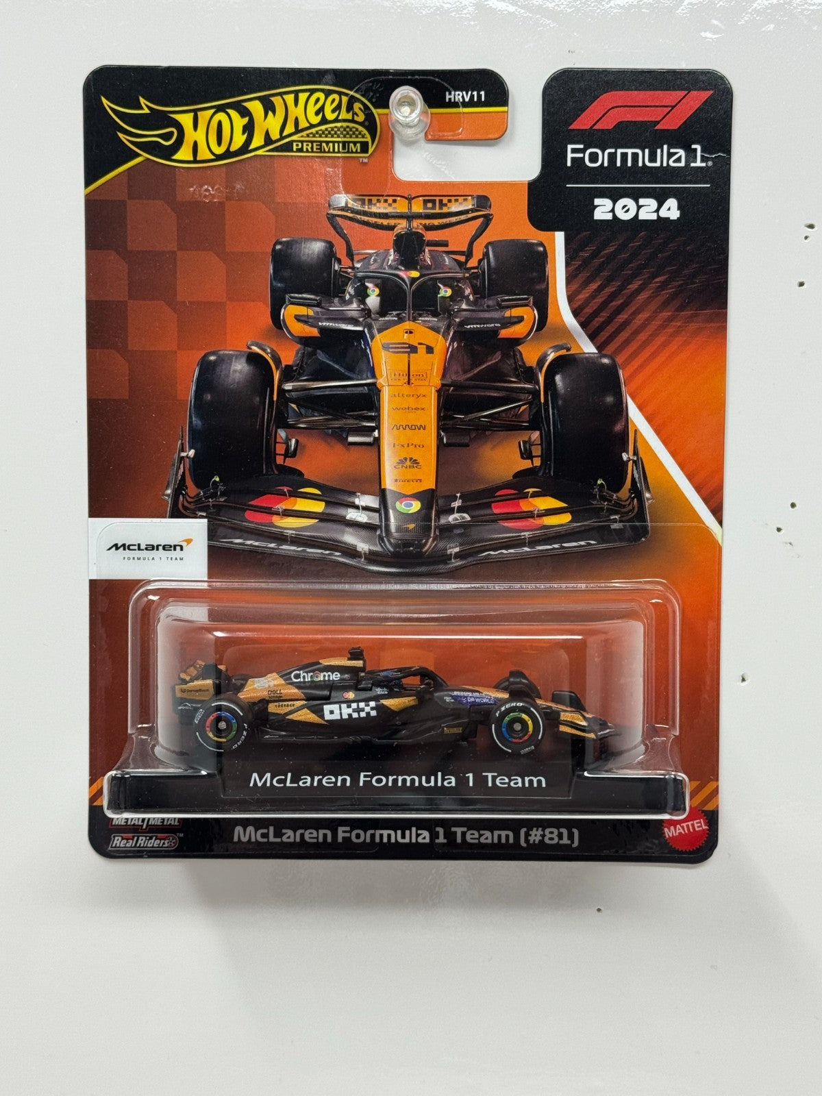 Hot Wheels Premium Formula 1 McLaren F1 Team #81 1:64 Diecast