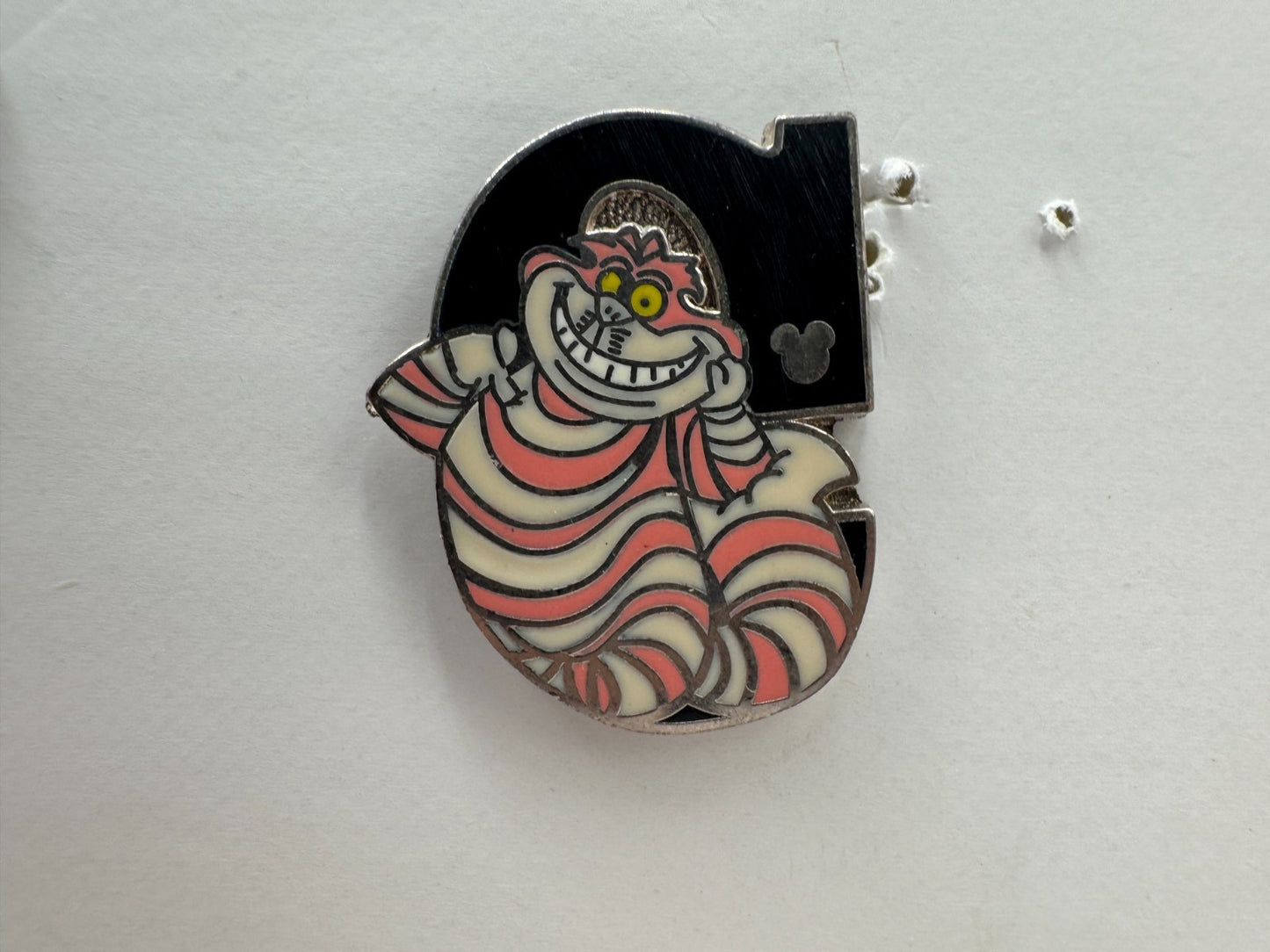 DLR Disney "C" for Cheshire Alphabet Hidden Mickey Trading Pin DC1S14