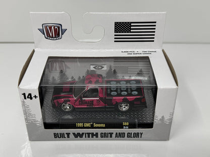 M2 Machines Built With Grit And Glory 1995 GMC Sonoma 1:64 Diecast