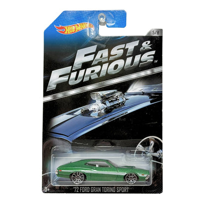 Hot Wheels Fast & Furious 1972 Ford Gran Torino Sport 1:64 Diecast