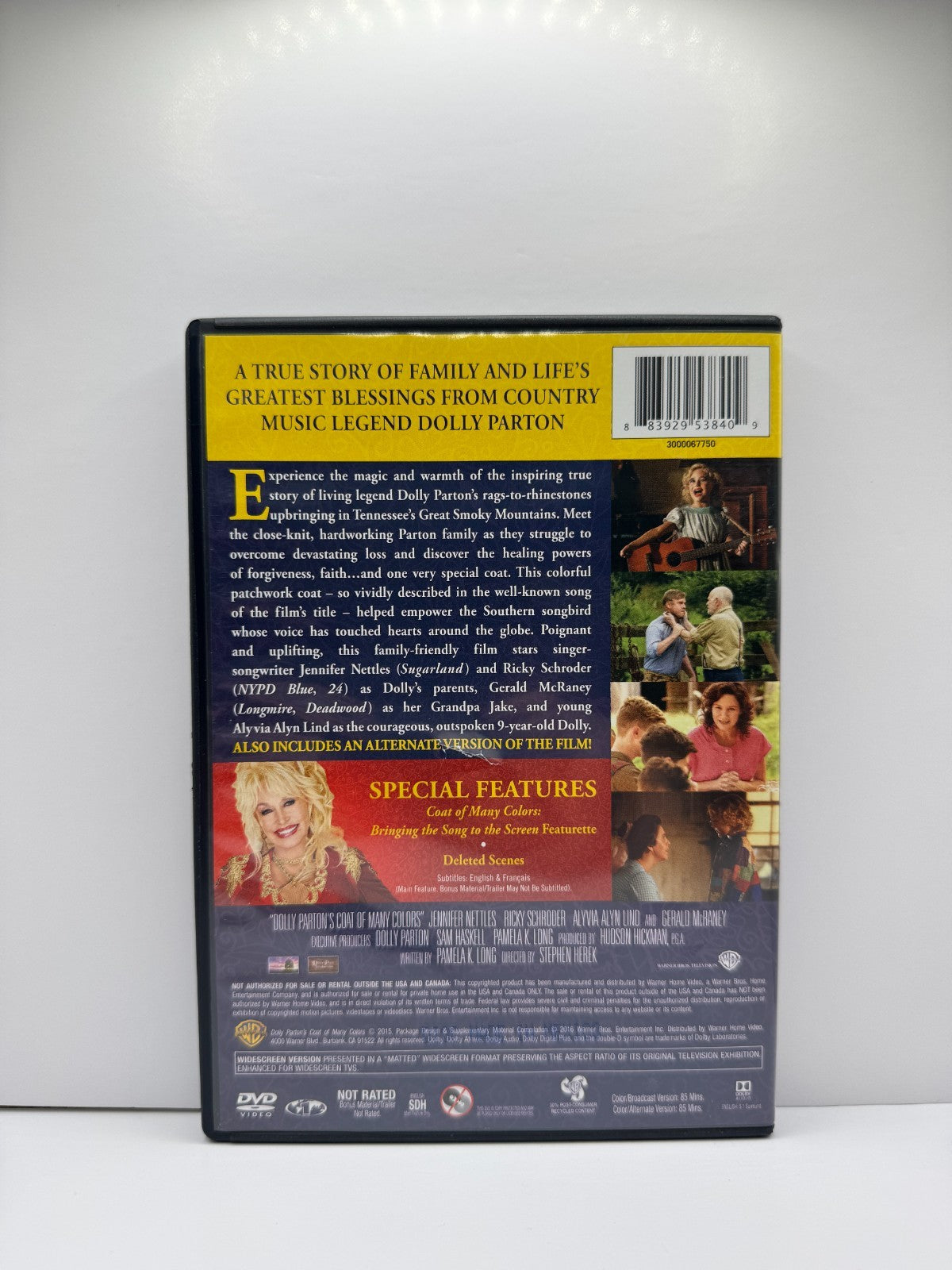 Dolly Parton's Coat of Many Colors (DVD) Drama