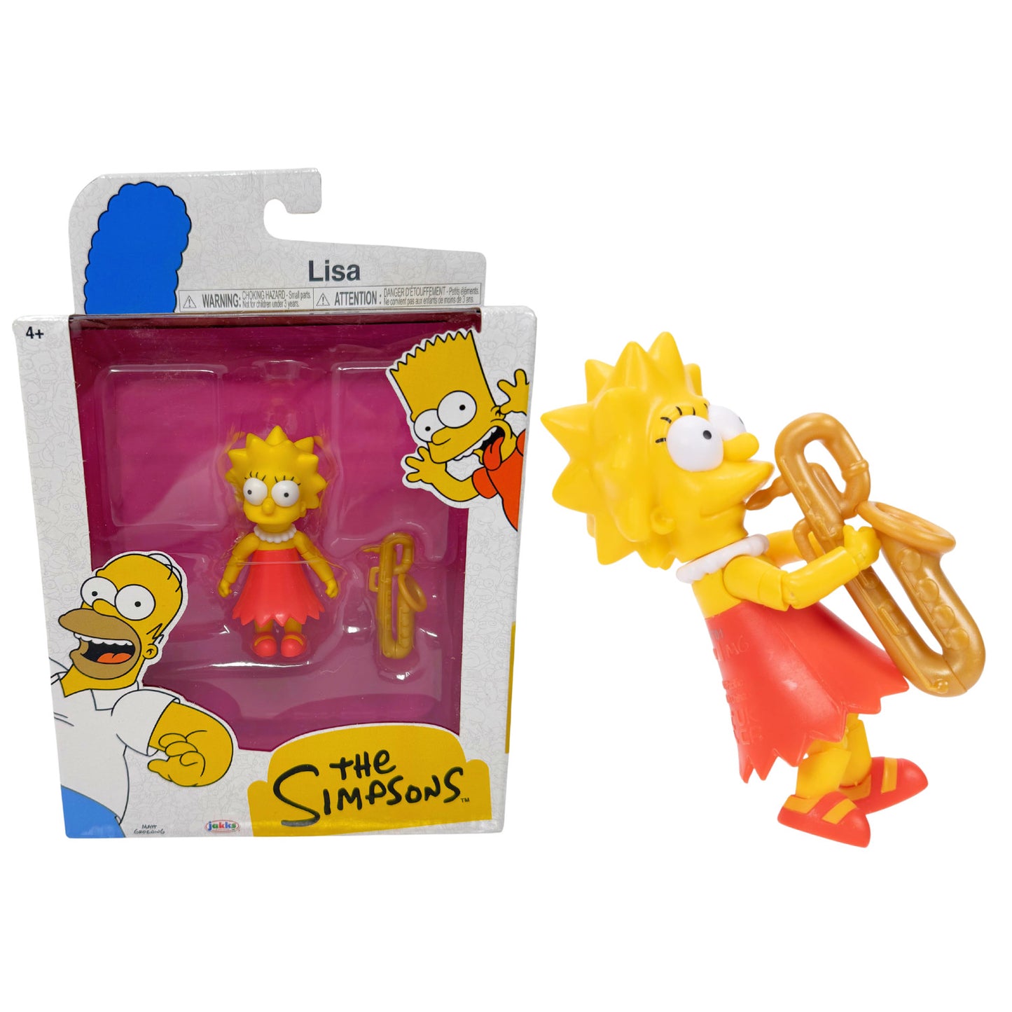 Jakks Pacific The Simpsons Lisa Simpson with Saxophone Action Figure