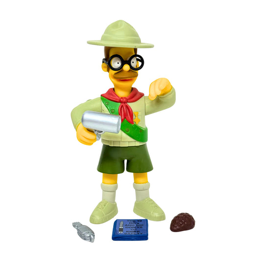 Simpsons World of Springfield Scout Leader Flanders Figure Playmates