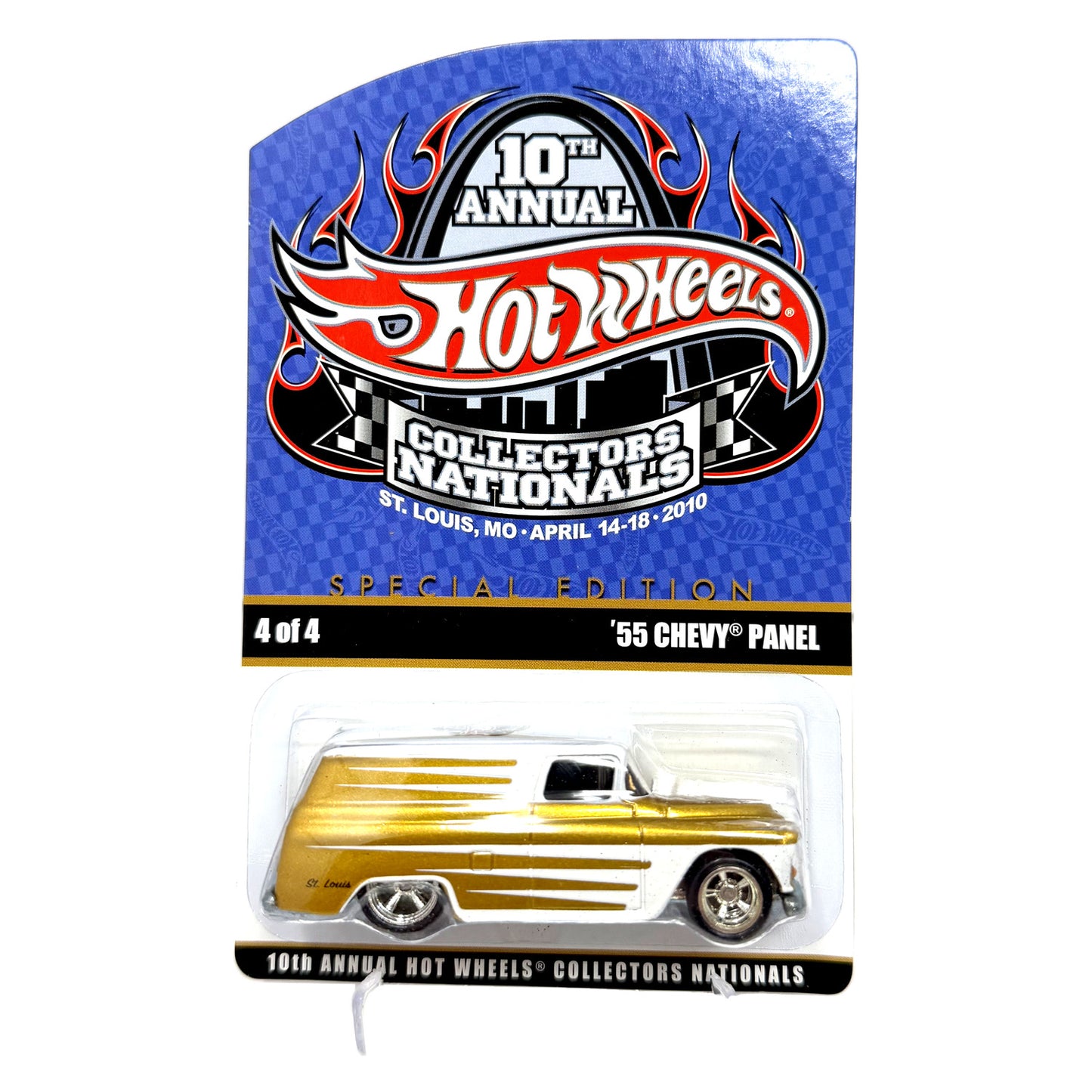 Hot Wheels 2010 10th Collectors Nationals 1955 Chevy Panel 1:64 Diecast 547/1200
