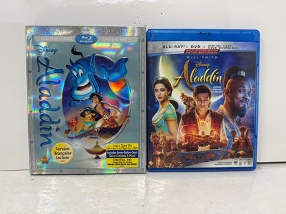 Aladdin (Blu-ray) Disney Animated & Live Action 2-Movie Collection