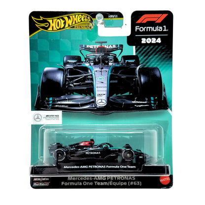 Hot Wheels Premium Formula One Mercedes-AMG Petronas F1 Team #63 1:64 Diecast