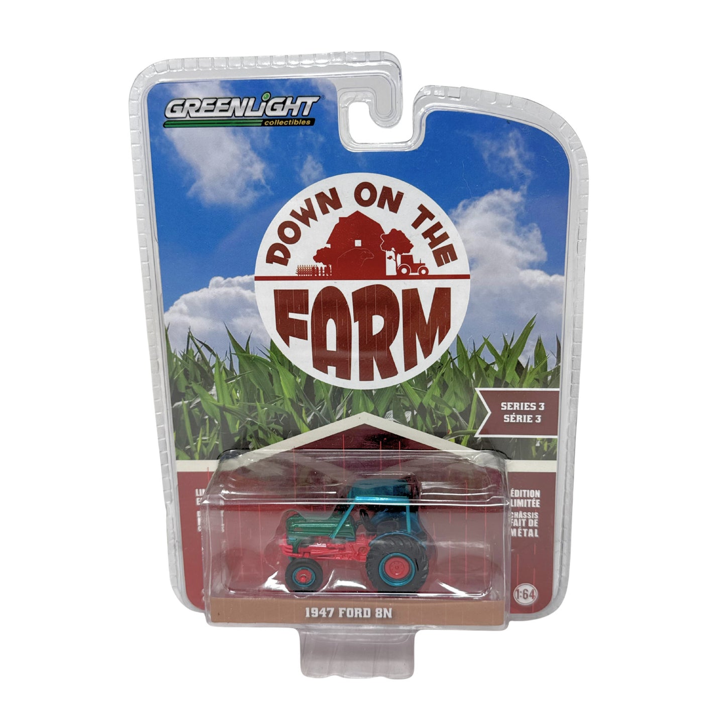 Greenlight Down on the Farm 1947 Ford 8N Tractor CHASE 1:64 Diecast