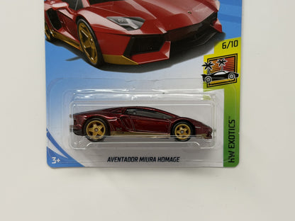 Hot Wheels Super Treasure Hunt Aventador Miura Homage Exotics 1:64 Diecast STH