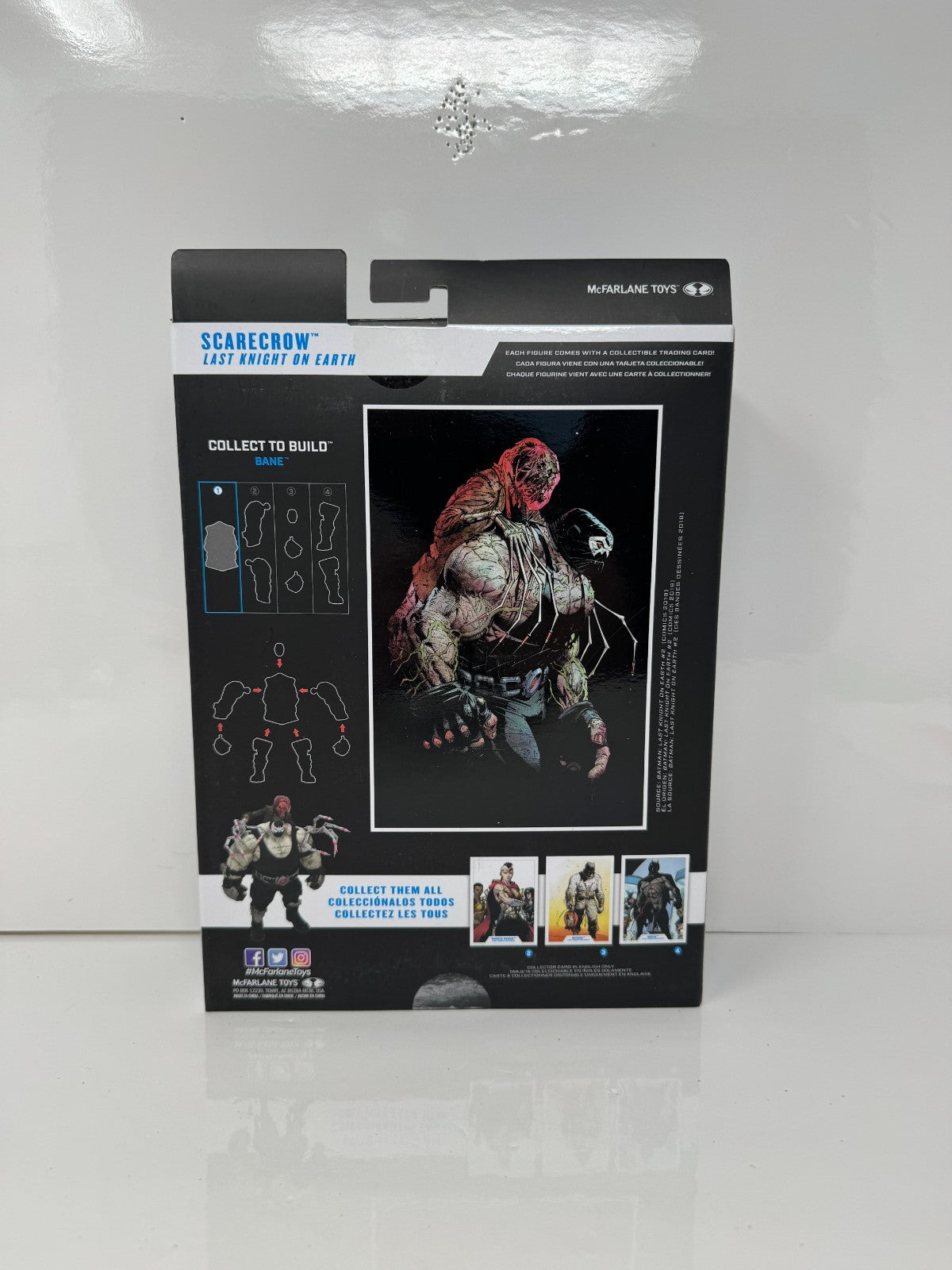 McFarlane DC Multiverse Last Knight Scarecrow Figure w/ Bane BAF