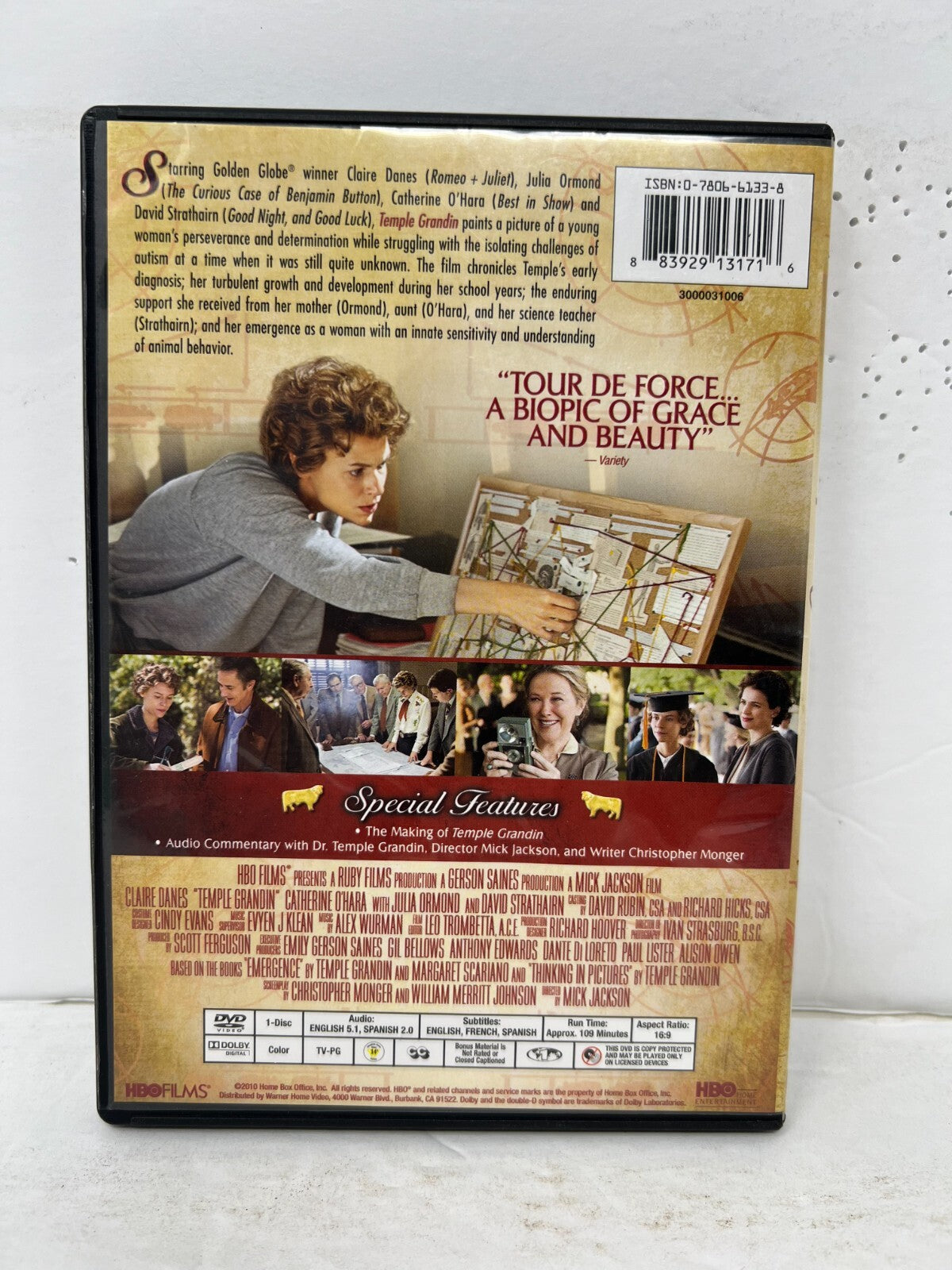 Temple Grandin (DVD) Drama Good Condition!!!