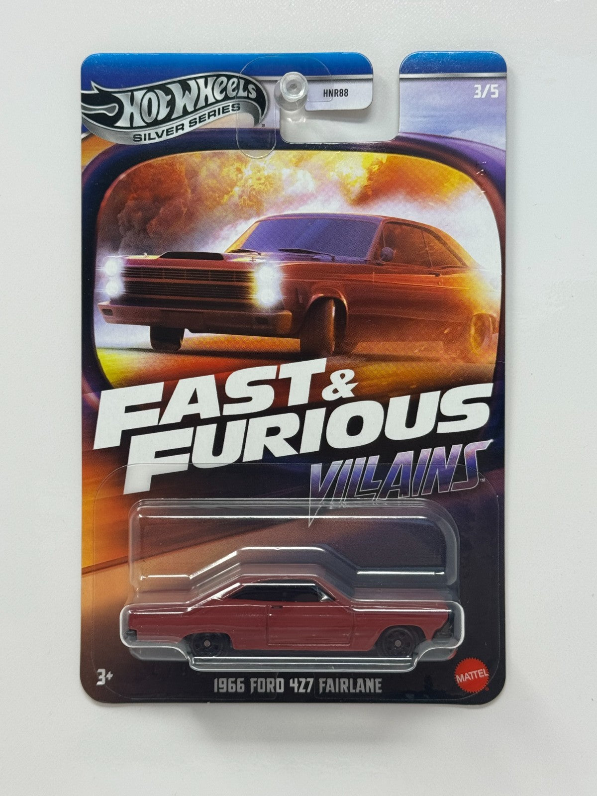 Hot Wheels Fast & Furious Villains 1966 Ford 427 Fairlane 1:64 Diecast