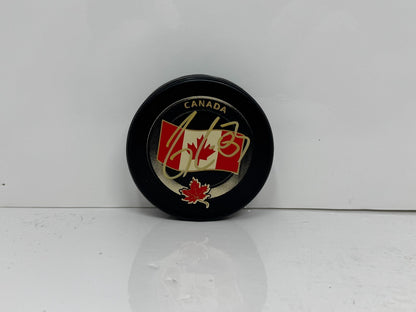 Codi Ceci Team Canada Signed NHL Autograph Puck Gold Auto