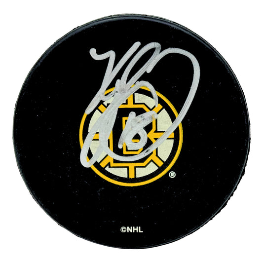 Kyle McLaren Boston Bruins Signed NHL Autograph Puck Silver Auto w/COA