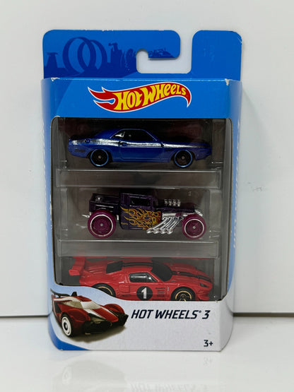 Hot Wheels 3-Pack Car Gift Set 1:64 Diecast