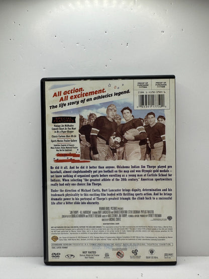 Jim Thorpe All-American (DVD) Drama Warner Archive Collection