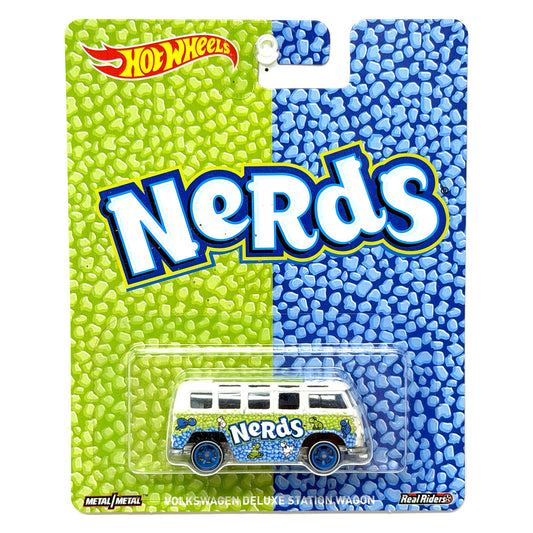Hot Wheels Nerds Volkswagen Deluxe Station Wagon 1:64 Diecast Real Riders